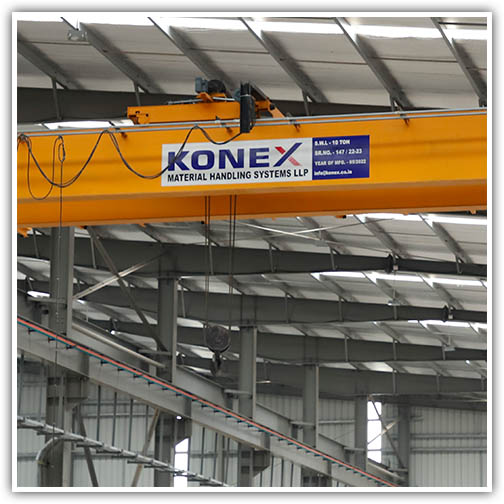 Double Girder EOT Crane Manufacturer in India - Konex Material Handling System LLP