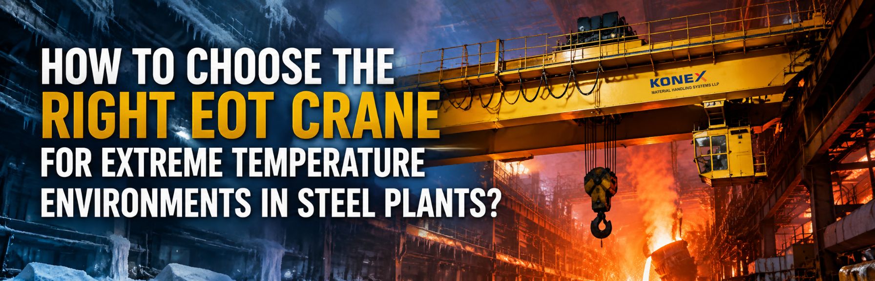 How to Choose the Right EOT Crane for Extreme Temperature Environments in Steel Plants?
