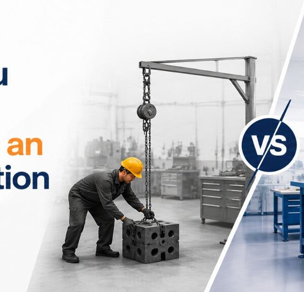 Why Should You Upgrade from Manual Lifting to an Electric Workstation Jib Crane?