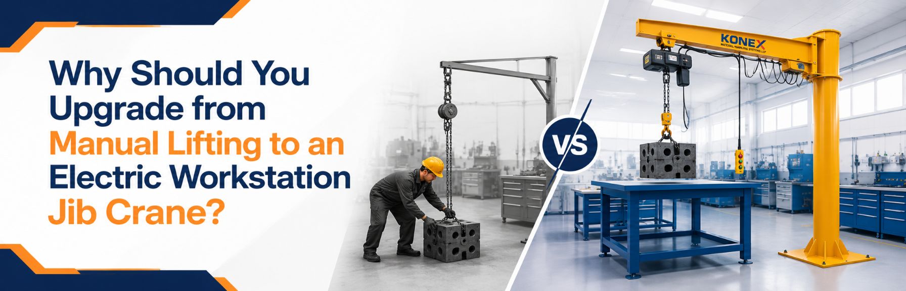 Why Should You Upgrade from Manual Lifting to an Electric Workstation Jib Crane?