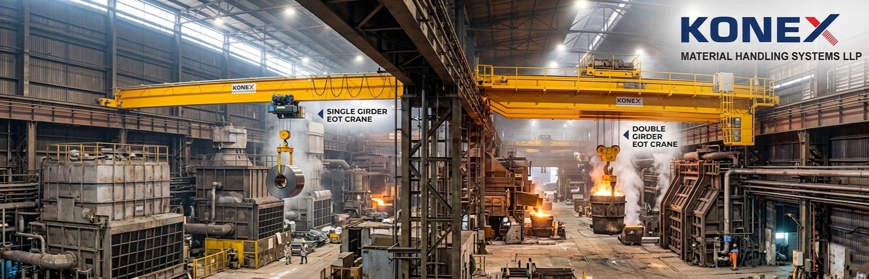 Why Your Steel Plant Needs a Custom EOT Crane Upgrade Now