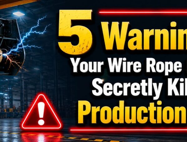 5 Warning Signs Your Electric Hoist Wire Rope is Secretly Killing Your Production Timeline ?