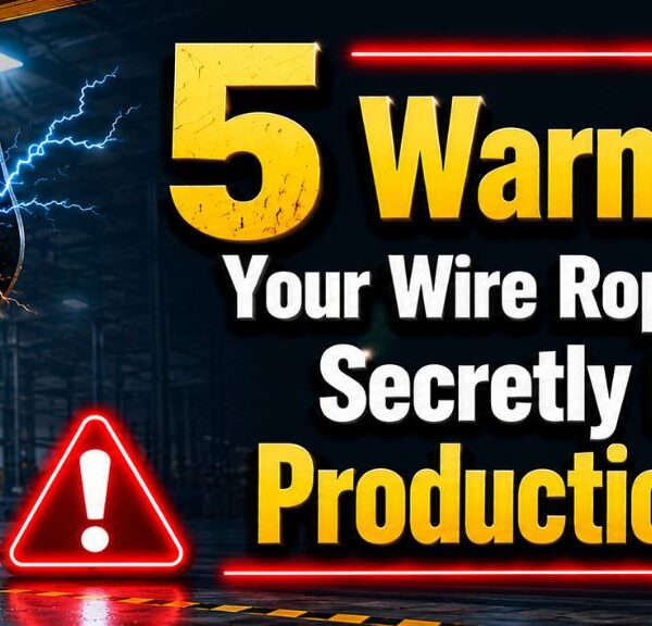 5 Warning Signs Your Electric Hoist Wire Rope is Secretly Killing Your Production Timeline ?