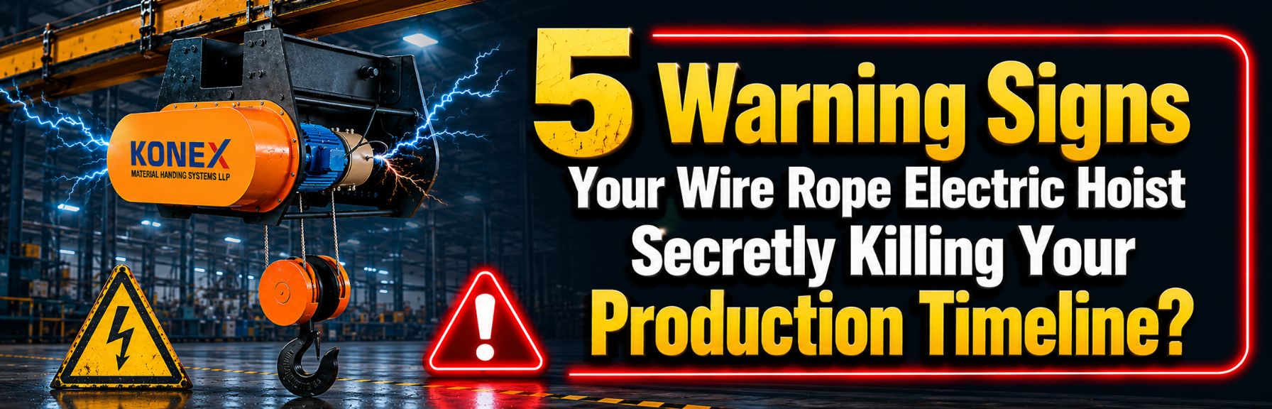 5 Warning Signs Your Electric Hoist Wire Rope is Secretly Killing Your Production Timeline ?
