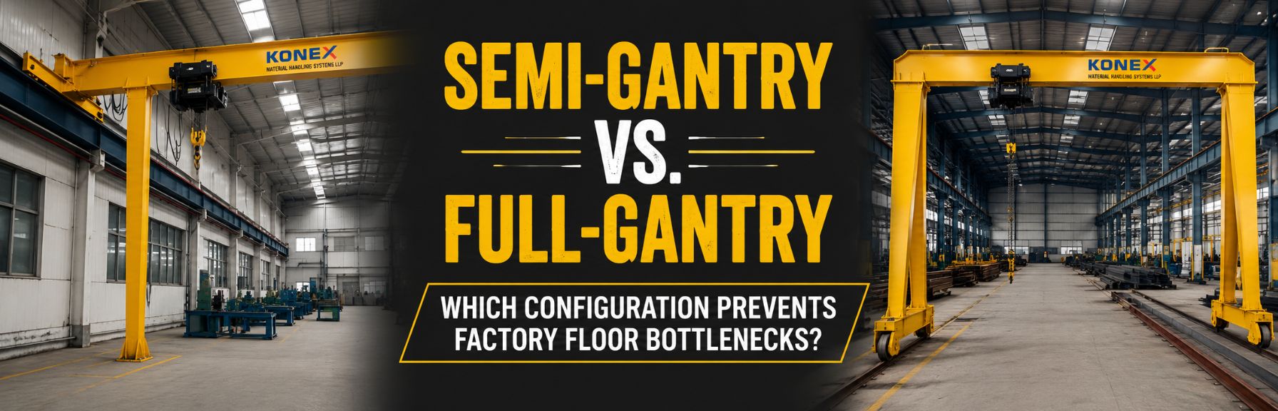Semi-Gantry Crane vs. Full-Gantry Crane: Which Configuration Prevents Factory Floor Bottlenecks?