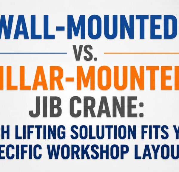 Wall-Mounted vs. Pillar-Mounted JIB Crane: Which Lifting Solution Fits Your Specific Workshop Layout?