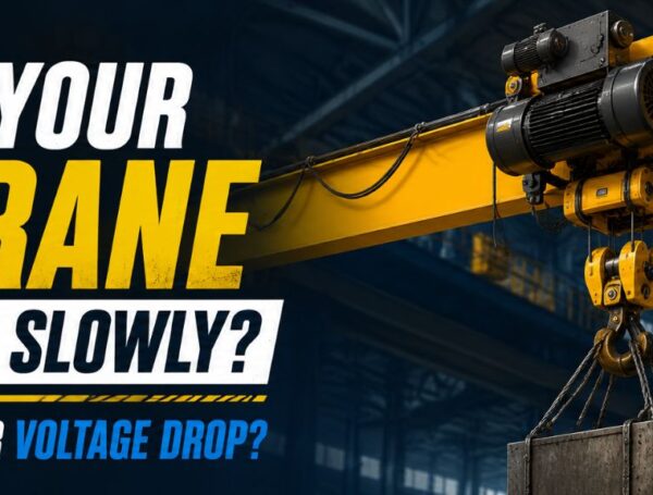 Why Is Your EOT Crane Lifting Load Slowly? Is It a Motor Issue or a voltage drop?