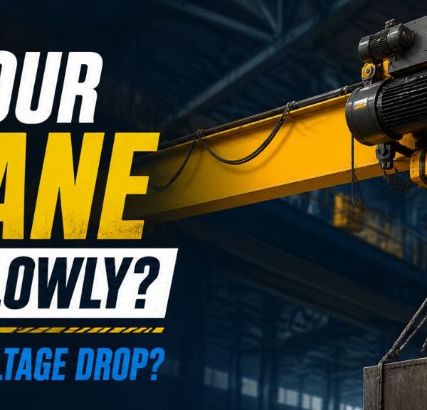 Why Is Your EOT Crane Lifting Load Slowly? Is It a Motor Issue or a voltage drop?