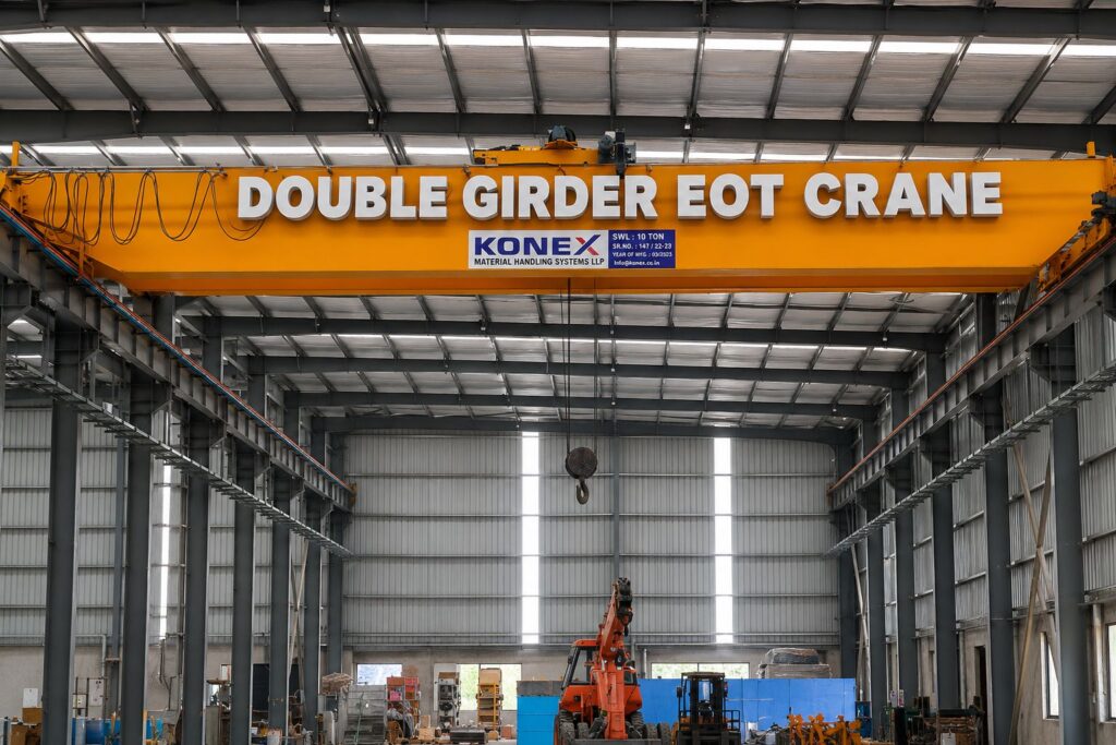 Double Girder EOT Crane Manufacturer in India - Konex Material Handling System LLP