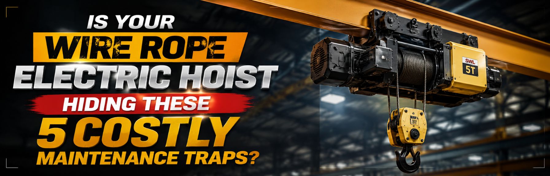 Is Your Wire Rope Electric Hoist Hiding These 5 Costly Maintenance Traps?