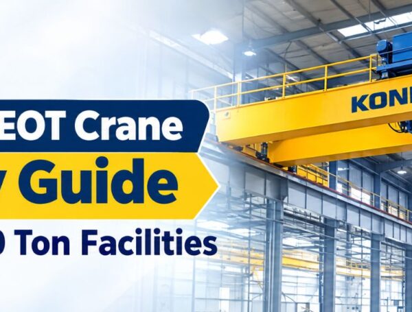 A Complete EOT Crane Capacity Guide for 1 Ton to 100 Ton Facilities