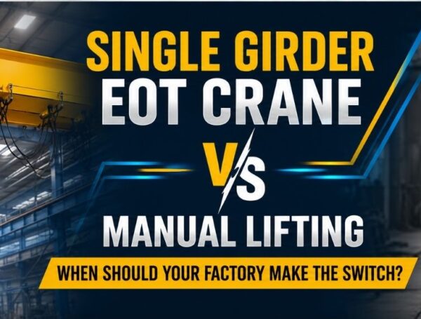 Single Girder EOT Crane vs Manual Lifting: When Should Your Factory Make the Switch?