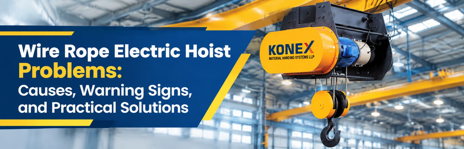 Common Wire Rope Electric Hoist Problems, Causes, and Practical Solutions